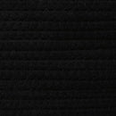 vidaXL fehér-fekete pamut tárolókosár fedéllel Ø40 x 35 cm