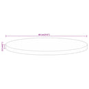vidaXL tömör nyers mangófa kerek asztallap Ø60 x 2,5 cm