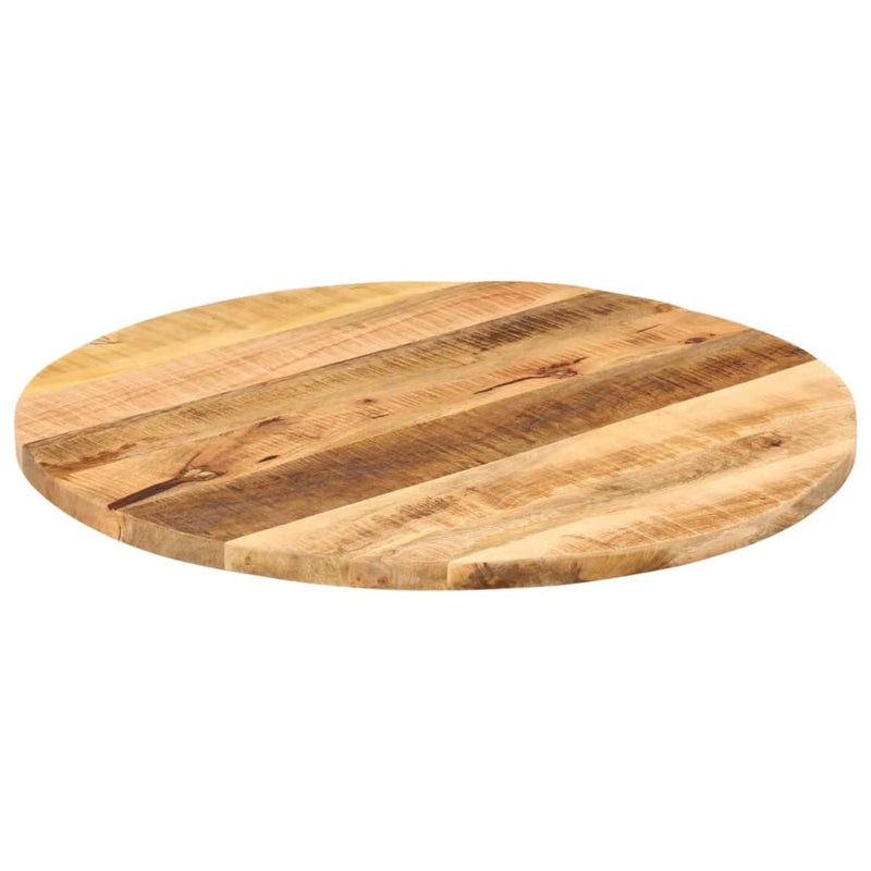 vidaXL tömör nyers mangófa kerek asztallap Ø70 x 1,5 cm