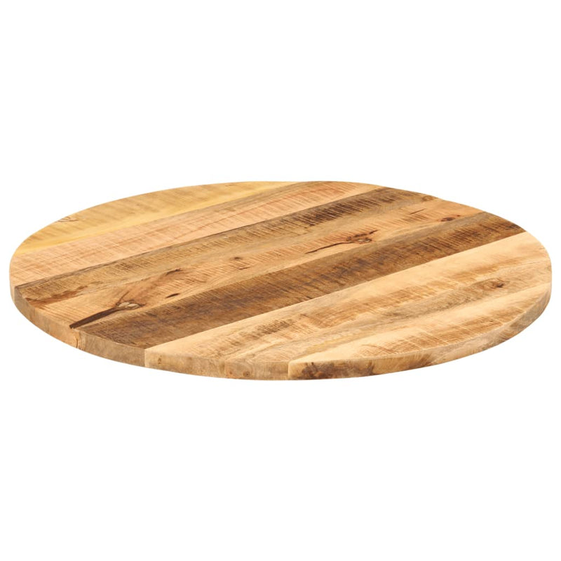 vidaXL tömör nyers mangófa kerek asztallap Ø90 x 3,8 cm