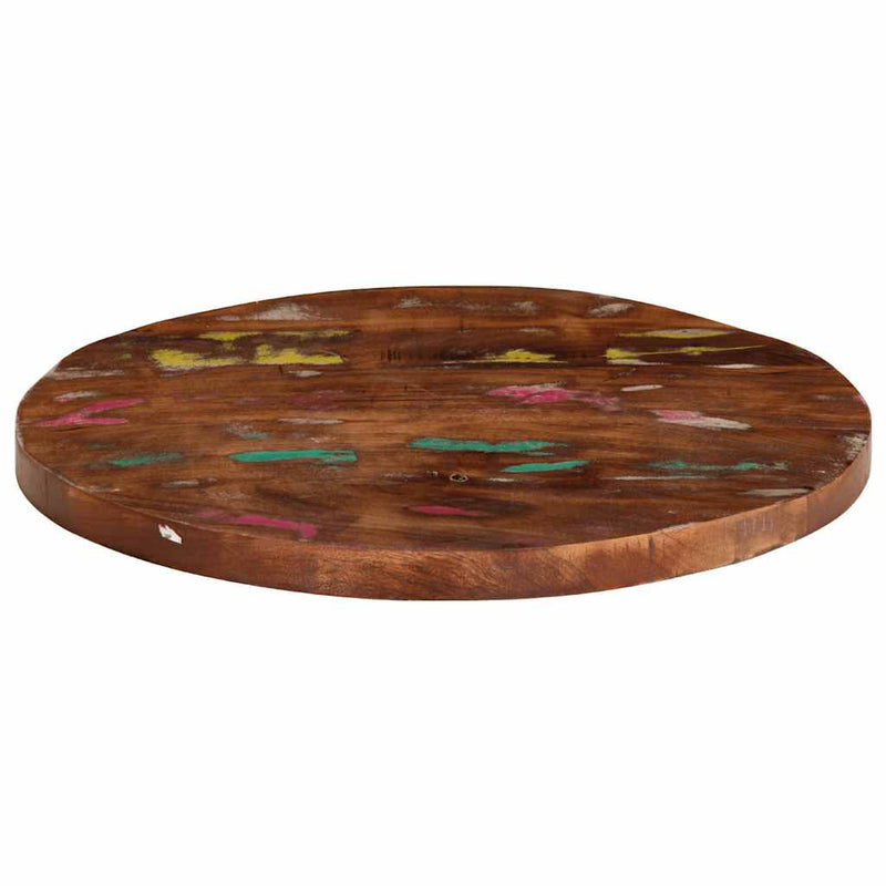vidaXL tömör újrahasznosított fa kerek asztallap Ø40x1,5 cm