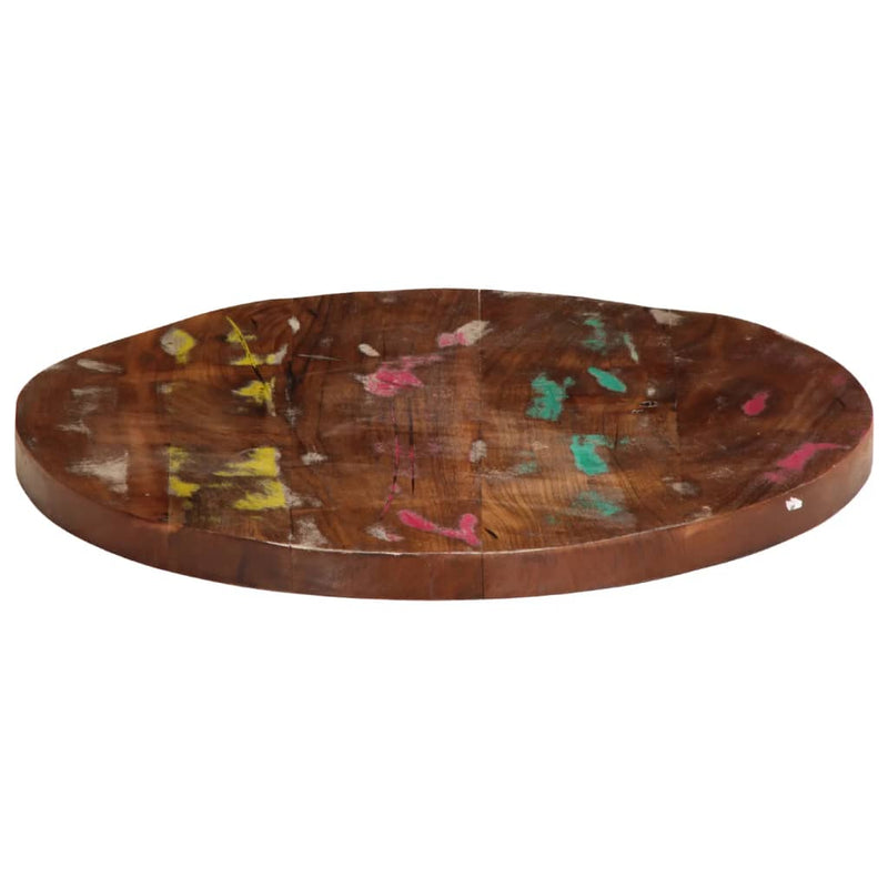 vidaXL tömör újrahasznosított fa kerek asztallap Ø40 x 3,8 cm