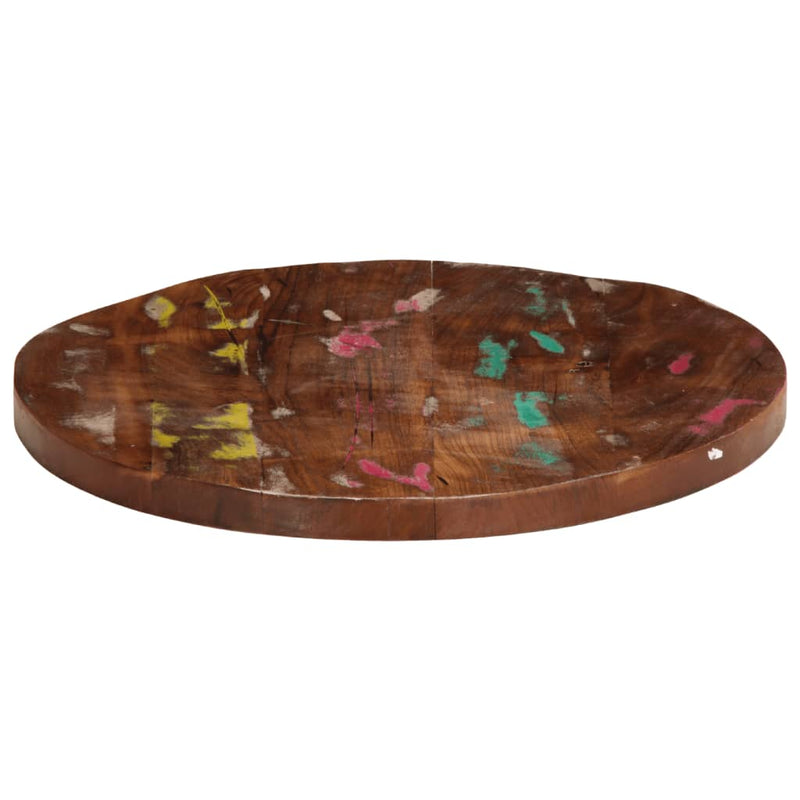 vidaXL tömör újrahasznosított fa kerek asztallap Ø50 x 3,8 cm