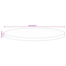 vidaXL tömör újrahasznosított fa kerek asztallap Ø50 x 2,5 cm