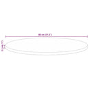 vidaXL tömör újrahasznosított fa kerek asztallap Ø80 x 2,5 cm