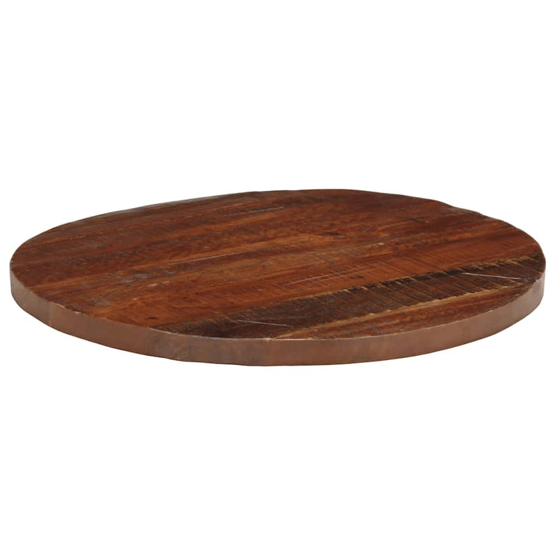 vidaXL tömör újrahasznosított fa kerek asztallap Ø90 x 3,8 cm