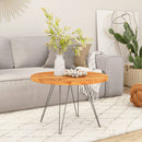 vidaXL tömör akácfa kerek asztallap Ø70 x 3,8 cm