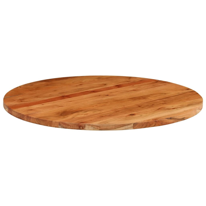 vidaXL tömör akácfa kerek asztallap Ø70 x 3,8 cm