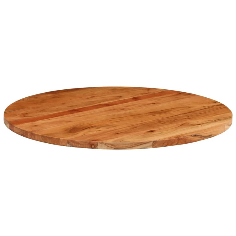 vidaXL tömör akácfa kerek asztallap Ø80 x 2,5 cm
