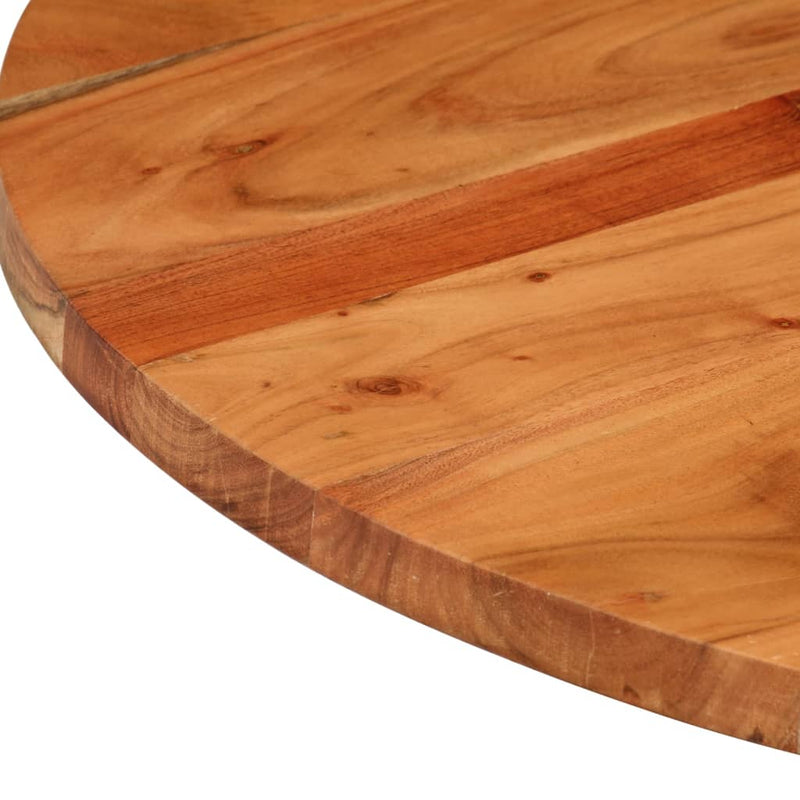 vidaXL tömör akácfa kerek asztallap Ø80 x 2,5 cm