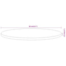 vidaXL tömör akácfa kerek asztallap Ø80 x 2,5 cm