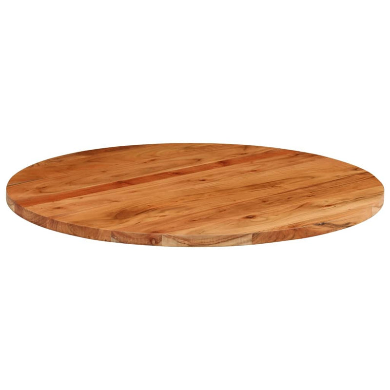 vidaXL tömör akácfa kerek asztallap Ø80 x 3,8 cm
