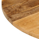vidaXL tömör mangófa kerek asztallap Ø50 x 2,5 cm