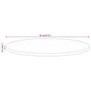 vidaXL tömör mangófa kerek asztallap Ø70 x 2,5 cm