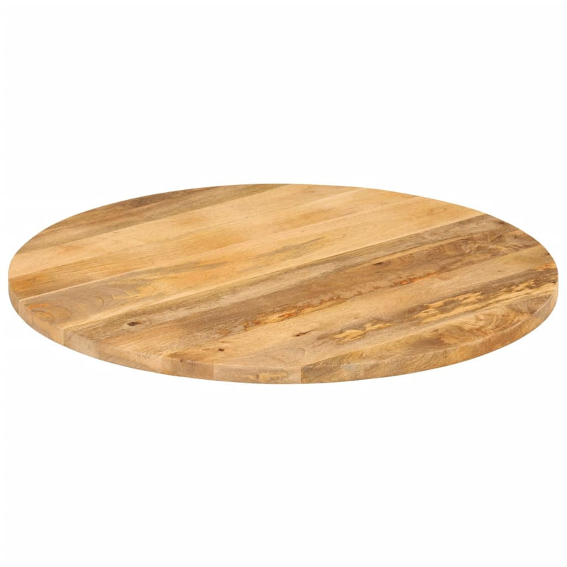 vidaXL tömör mangófa kerek asztallap Ø90 x 2,5 cm