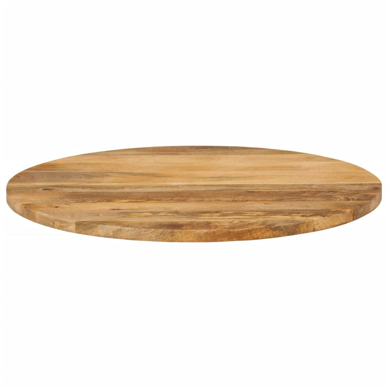 vidaXL tömör mangófa kerek asztallap Ø90 x 2,5 cm