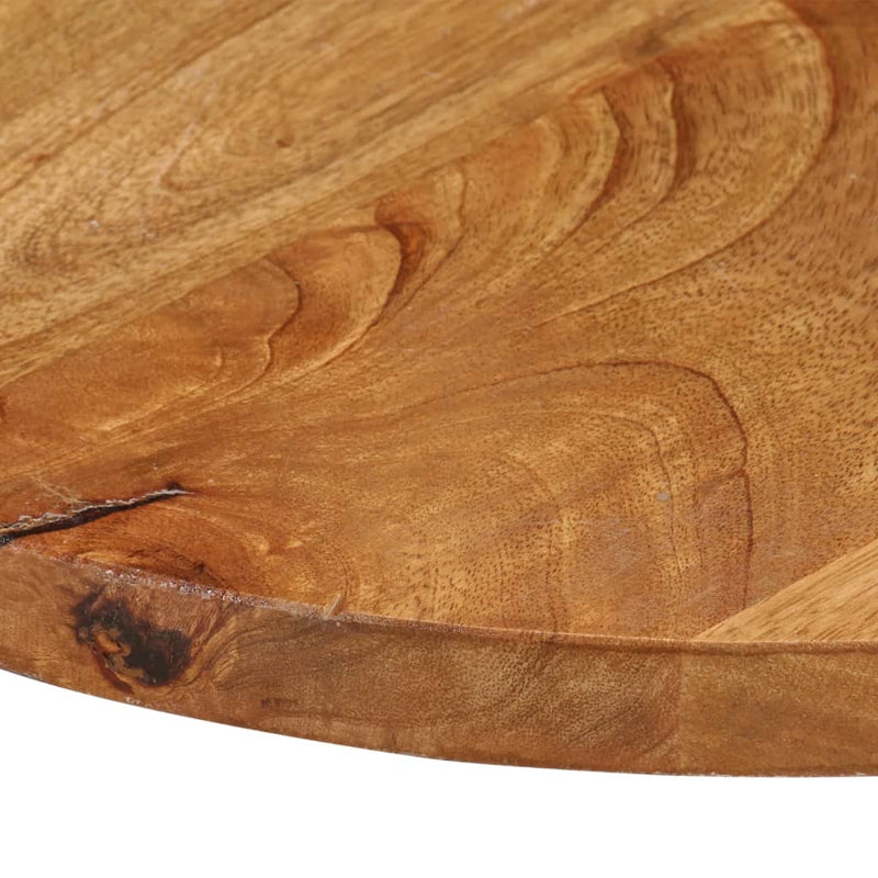 vidaXL tömör mangófa kerek asztallap Ø70 x 2,5 cm