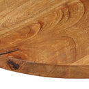 vidaXL tömör mangófa kerek asztallap Ø80 x 2,5 cm
