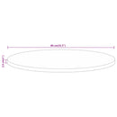 vidaXL tömör mangófa kerek asztallap Ø80 x 2,5 cm
