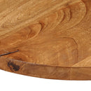 vidaXL tömör mangófa kerek asztallap Ø80 x 3,8 cm