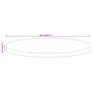 vidaXL tömör mangófa kerek asztallap Ø90 x 3,8 cm