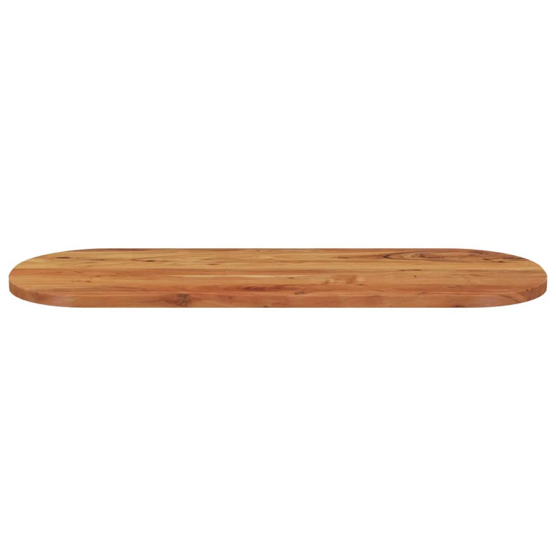 vidaXL tömör akácfa ovális asztallap 110 x 40 x 2,5 cm