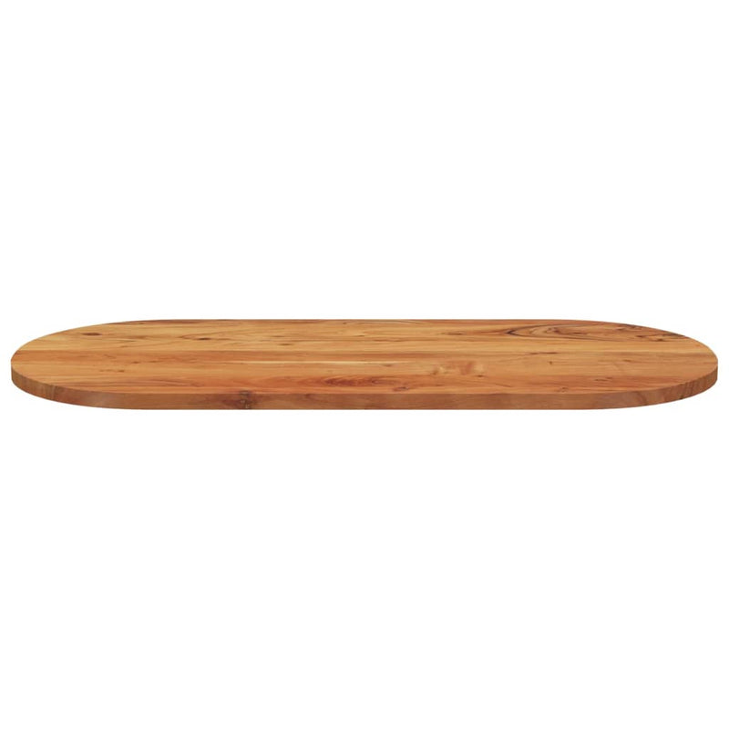 vidaXL tömör akácfa ovális asztallap 110 x 50 x 2,5 cm