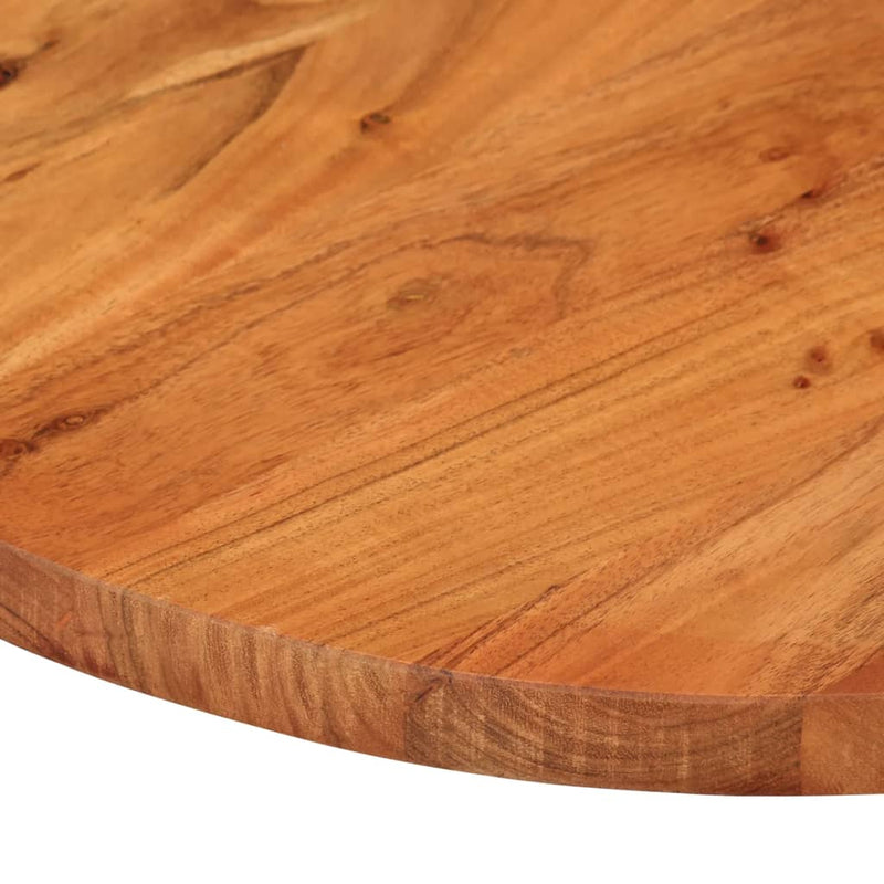 vidaXL tömör akácfa ovális asztallap 120 x 60 x 2,5 cm