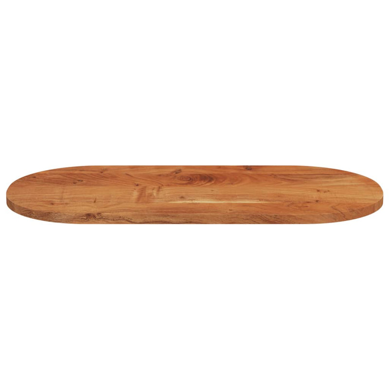 vidaXL tömör akácfa ovális asztallap 80 x 40 x 3,8 cm