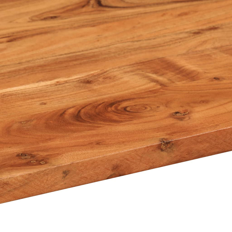 vidaXL tömör akácfa ovális asztallap 80 x 40 x 3,8 cm