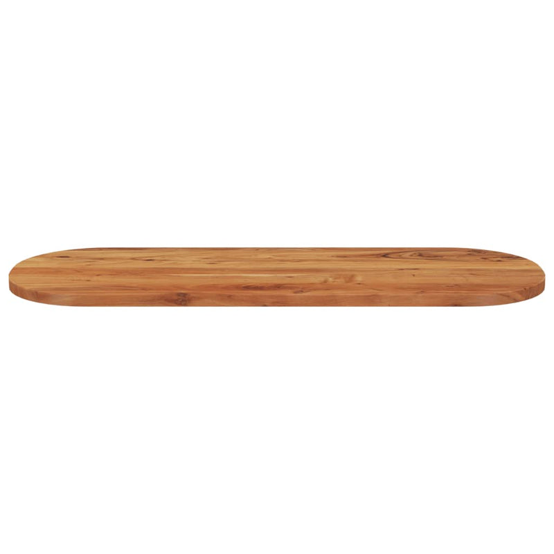 vidaXL tömör akácfa ovális asztallap 140 x 50 x 3,8 cm