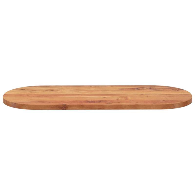 vidaXL tömör akácfa ovális asztallap 140 x 60 x 3,8 cm