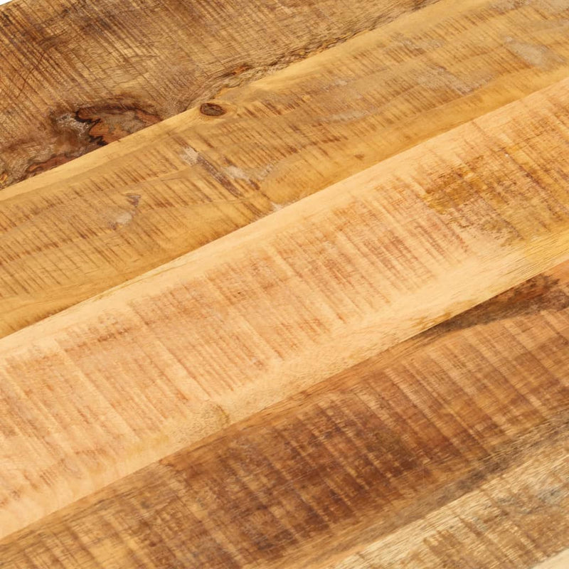 vidaXL tömör nyers mangófa ovális asztallap 110 x 40 x 3,8 cm
