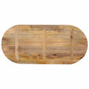 vidaXL tömör mangófa ovális asztallap 90 x 40 x 2,5 cm