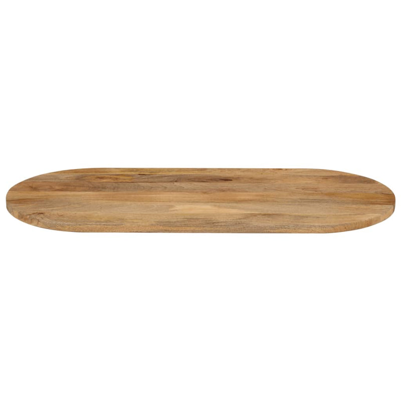 vidaXL tömör mangófa ovális asztallap 100 x 40 x 2,5 cm