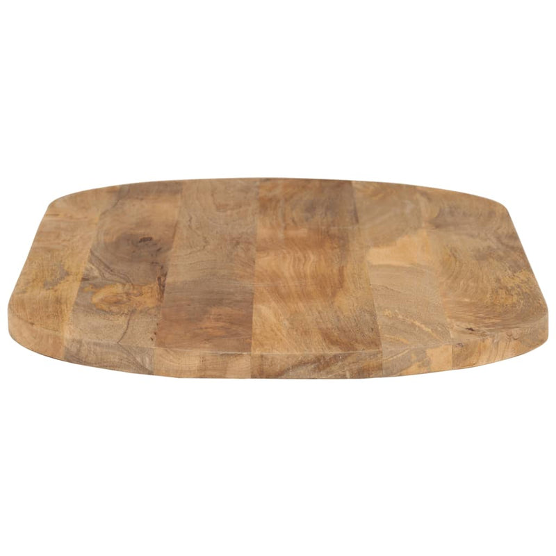 vidaXL tömör mangófa ovális asztallap 120 x 50 x 2,5 cm