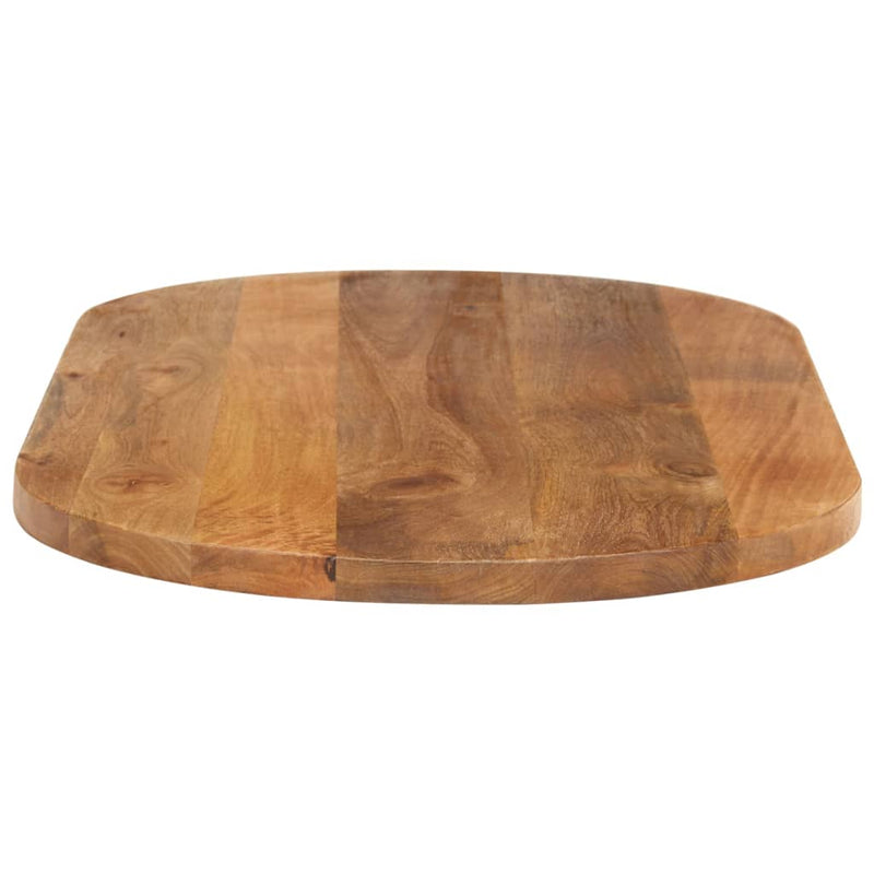 vidaXL tömör mangófa ovális asztallap 100 x 40 x 2,5 cm