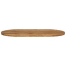 vidaXL tömör mangófa ovális asztallap 100 x 50 x 2,5 cm