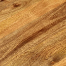 vidaXL tömör mangófa ovális asztallap 100 x 50 x 2,5 cm