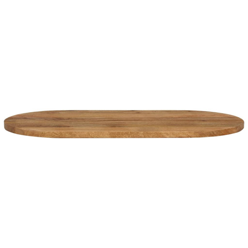 vidaXL tömör mangófa ovális asztallap 140 x 50 x 2,5 cm