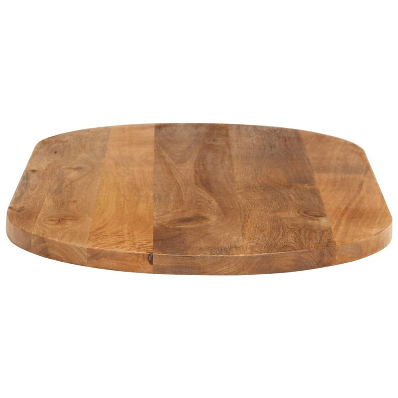 vidaXL tömör mangófa ovális asztallap 140 x 50 x 2,5 cm
