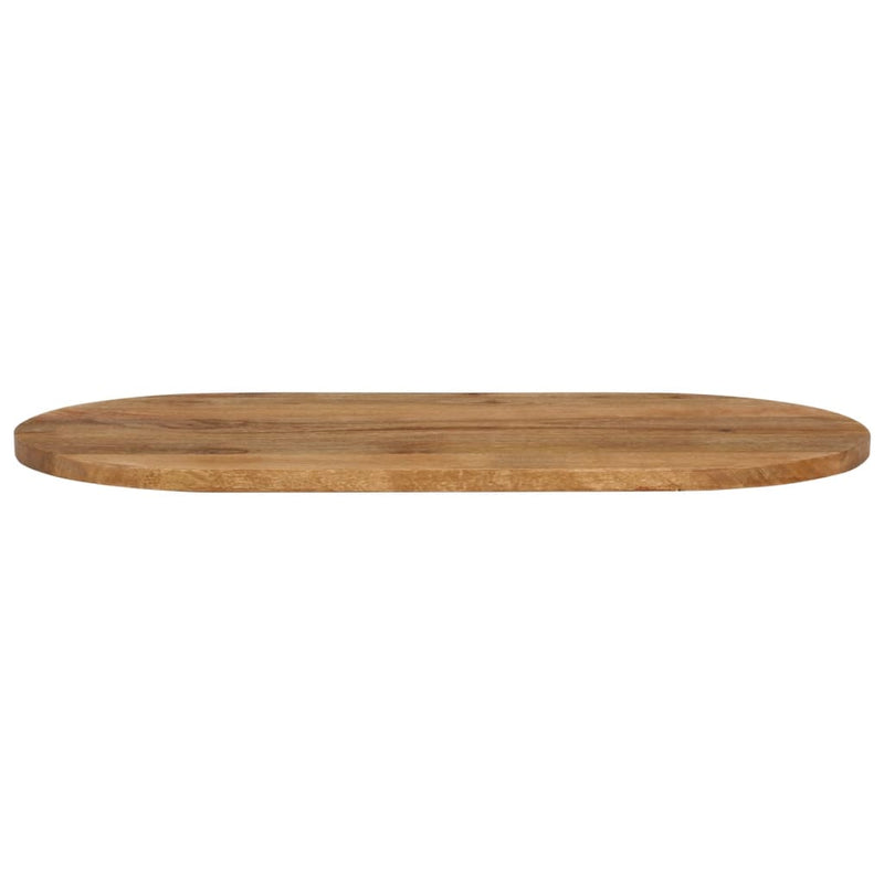 vidaXL tömör nyers mangófa ovális asztallap 100 x 40 x 3,8 cm
