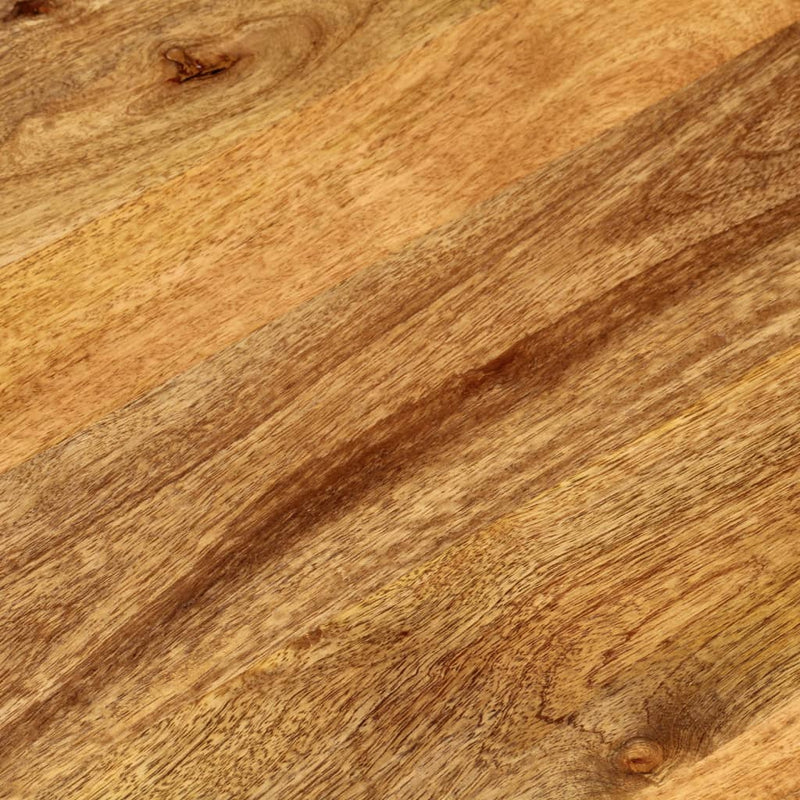 vidaXL tömör nyers mangófa ovális asztallap 110 x 40 x 3,8 cm