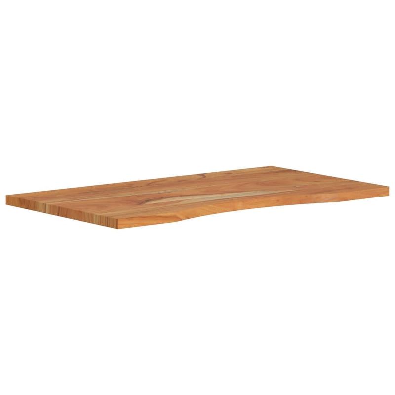 vidaXL tömör akácfa téglalap alakú asztallap 80 x 50 x 2,5 cm