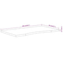 vidaXL tömör akácfa téglalap alakú asztallap 100 x 50 x 2,5 cm