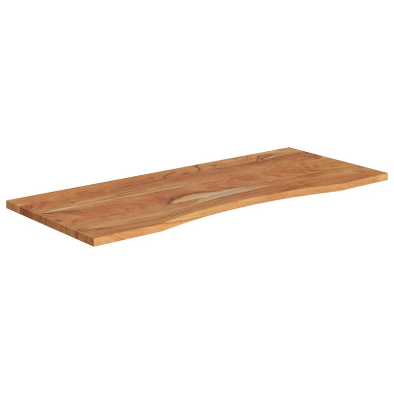 vidaXL tömör akácfa téglalap alakú asztallap 110 x 50 x 2,5 cm