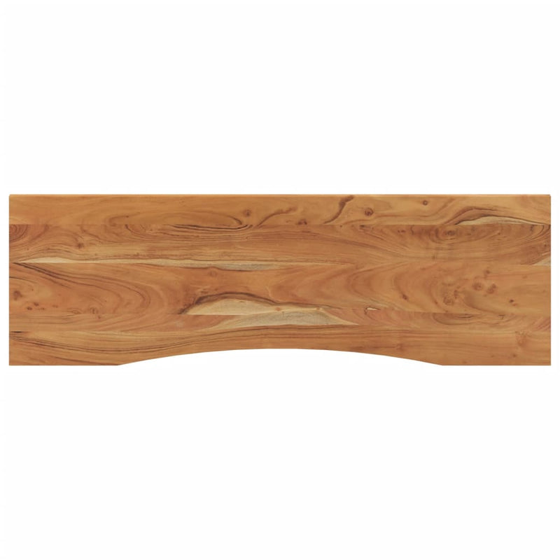 vidaXL tömör akácfa téglalap alakú asztallap 140 x 50 x 2,5 cm