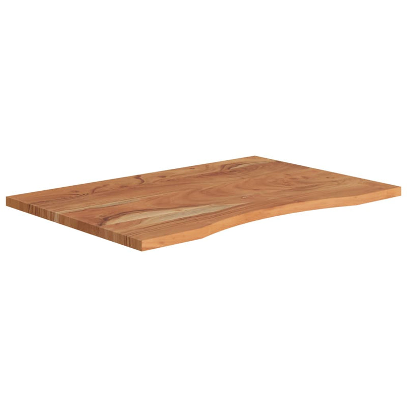 vidaXL tömör akácfa téglalap alakú asztallap 80 x 60 x 2,5 cm