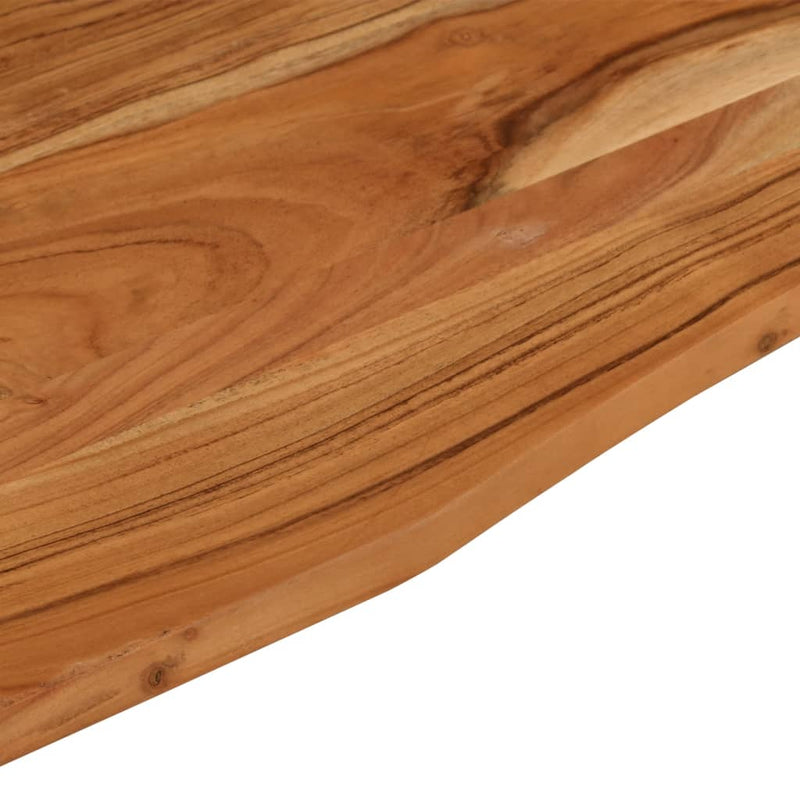 vidaXL tömör akácfa téglalap alakú asztallap 120 x 60 x 2,5 cm