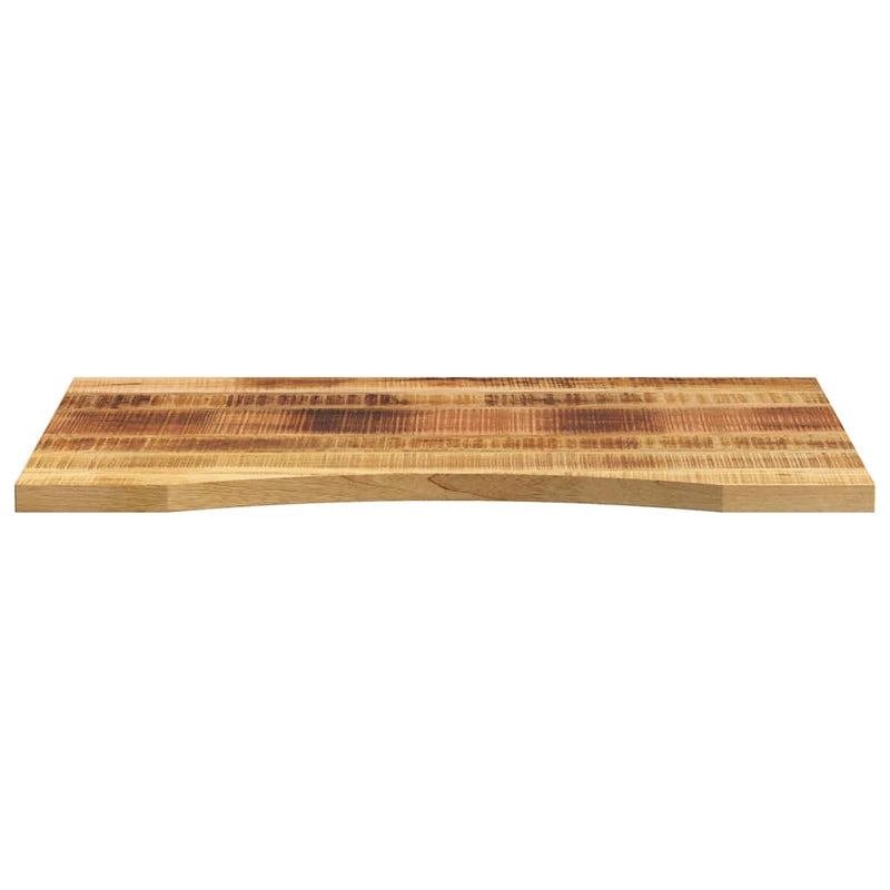 vidaXL tömör nyers mangófa íves asztallap 80 x 50 x 2,5 cm